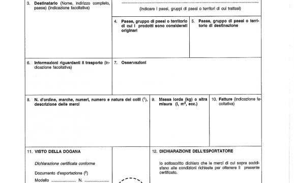 Novità Emissione EUR 1, EUR MED e ATR